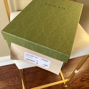 Gucci Beige Canvas Mule Slides